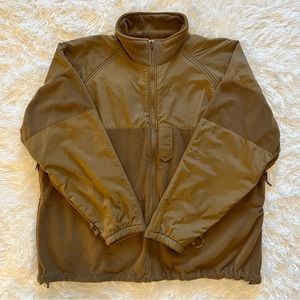 Military Brown Polartec Fleece Jacket Sz XL - NWOT